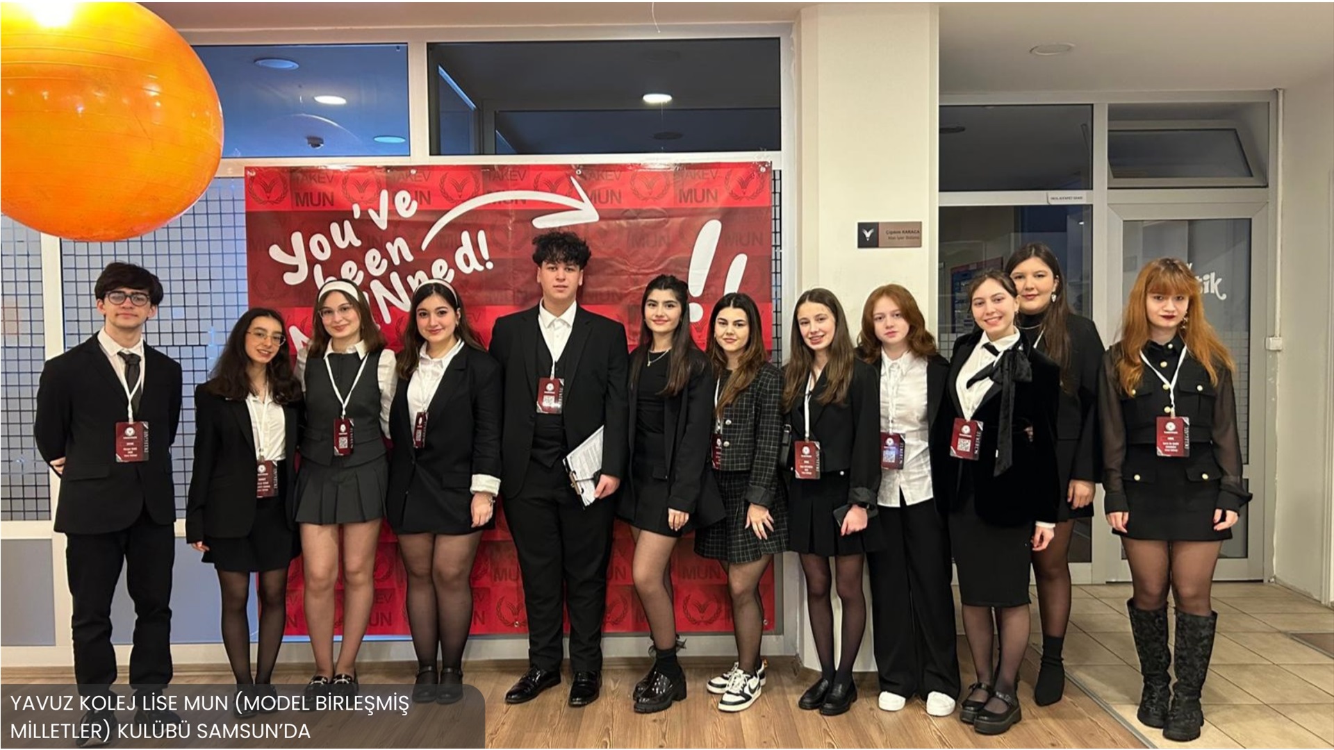 YAVUZ KOLEJ LİSE MUN (MODEL BİRLEŞMİŞ MİLLETLER) KULÜBÜ SAMSUN’DA!
